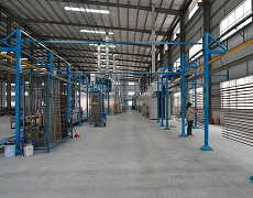 Powder coated workshop