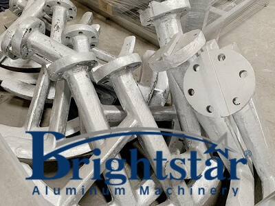 1100 aluminium dross machine stirrer